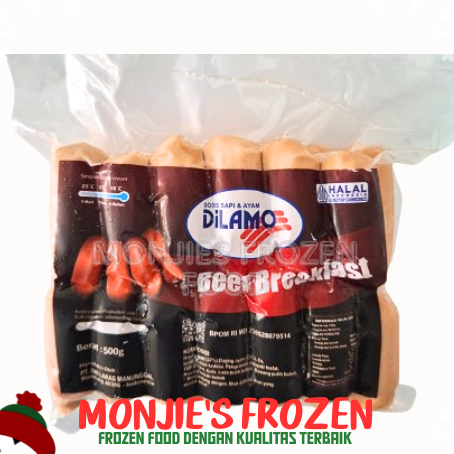 

Dilamo Beef Breakfast Sausage 500gr - Sosis Sapi