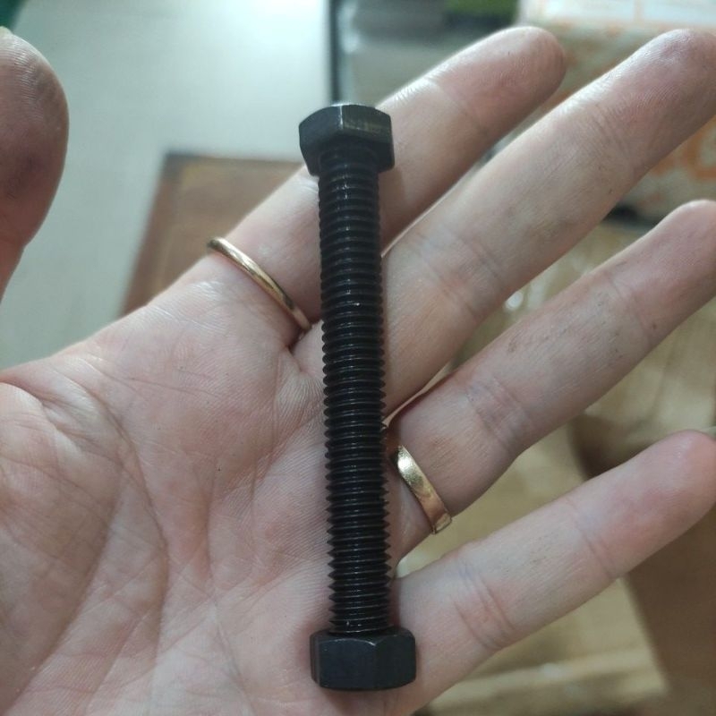 baut 3hun x 3" /baut 3hun 7,5cm / baut hitam 3/8x 3in ( 7,5cm ) baut 3/8 baut mata bor 10mm / baut k