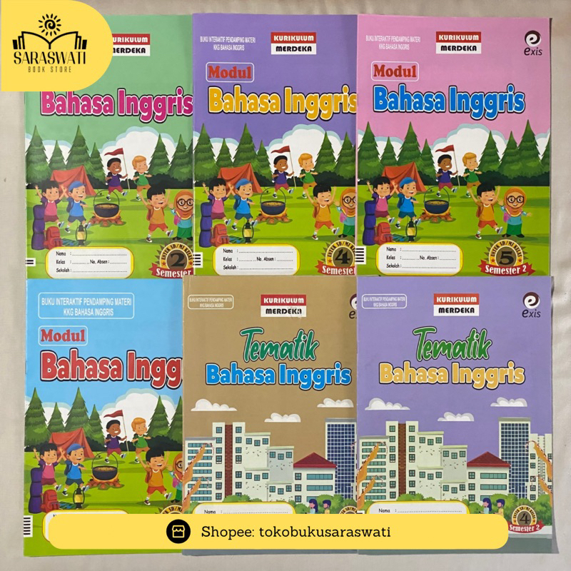LKS EXIS BAHASA INGGRIS KLS 1,2,4,5,6 SEMESTER 2 KURIKULUM MERDEKA