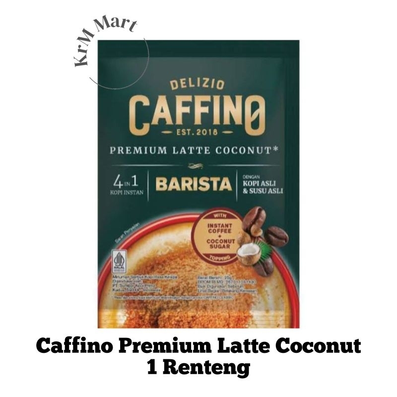 

Caffino Premium Latte Coconut 1 renteng barista delizio kopi susu