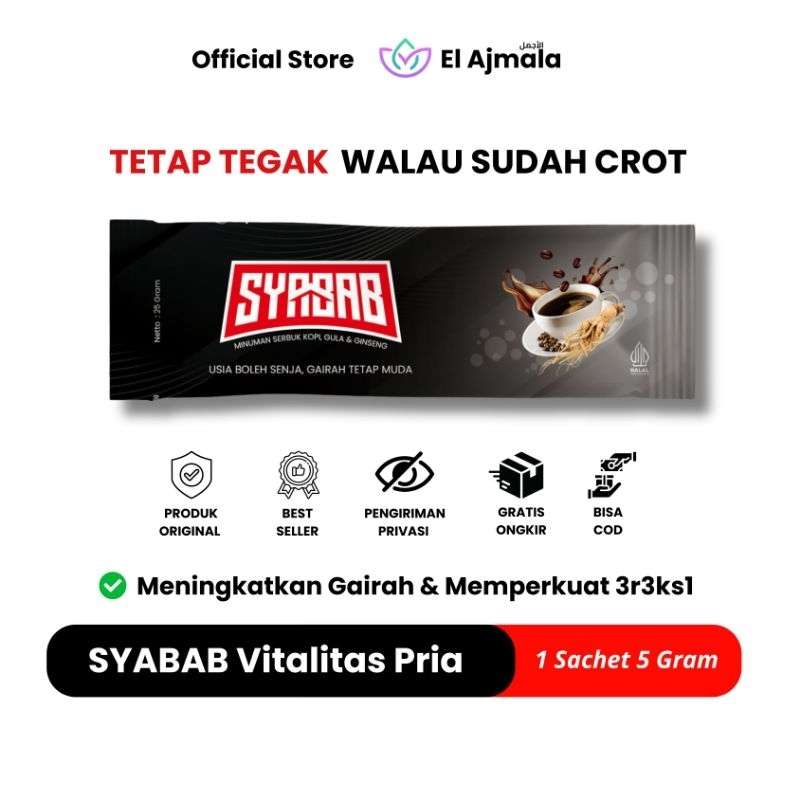 

El Ajmala - Kopi SYABAB Kopi Ginseng Kopi Vitalitas Pria Terlaris