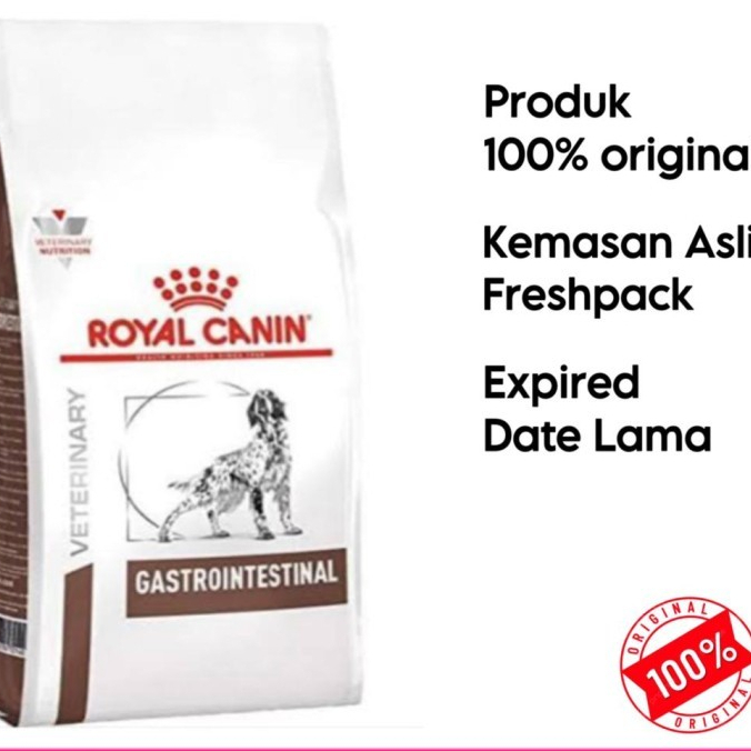 Royal Canin Vet Gastrointestinal Dog 7,5kg,Makanan Anjing RC Gastrointestinal, EKSPEDISI