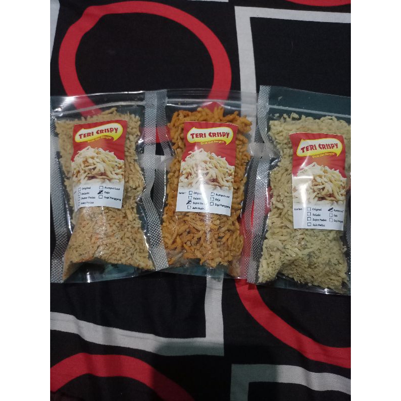 

Teri Crispy Super Enak Dan Murah Spesial 50gr