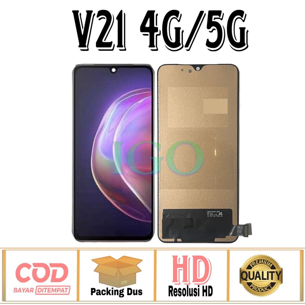 LCD TOUCHSCREEN VIVO V21 4G / V21 5G FULLSET