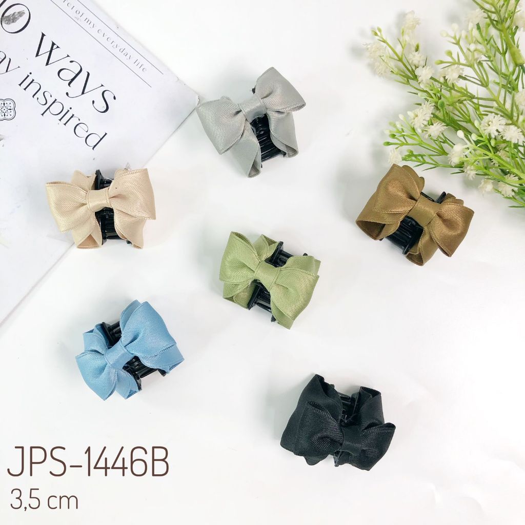 AKSESORIS RAMBUT JEPIT SALON PITA POLOS  | WARNA RANDOM