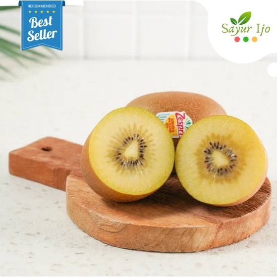 

Kiwi Gold Import PER 4 PCS Fresh Brand Zespri New Zealand Buah Import Segar Premium