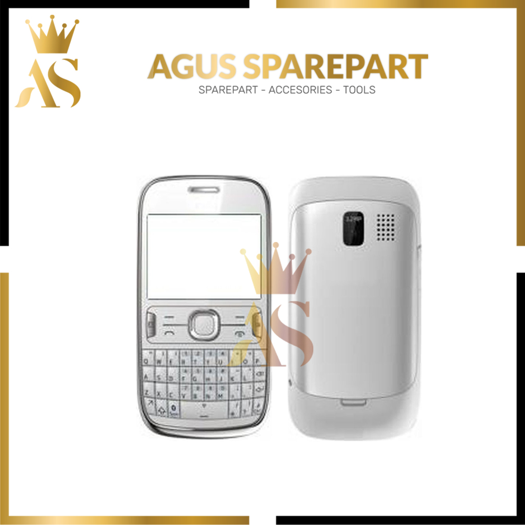 CASING KW NOKIA ASHA 302 / KESING / HOUSING