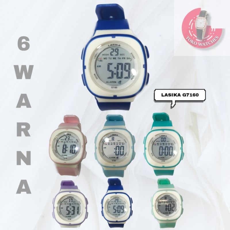 TOKO WATCHES - (ORI) JAM TANGAN WANITA LASIKA G7160 ANTI AIR (TERMASUK BOX)