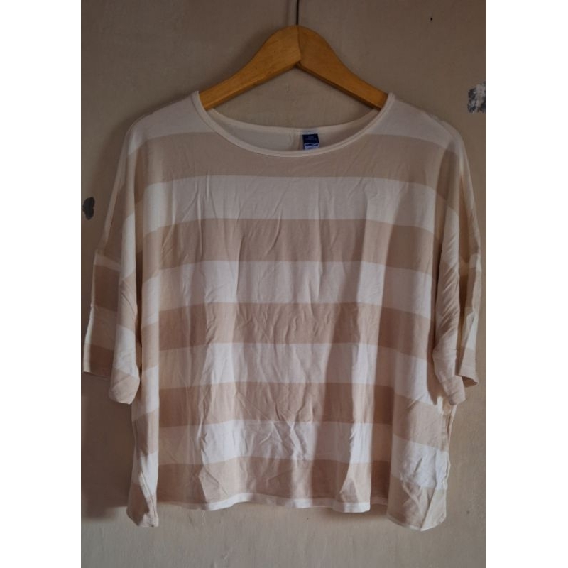 Kaos Crop Oversized Big Size