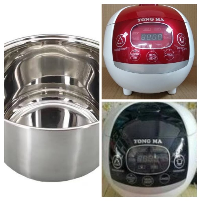 Panci Stainless Steel Innerpot Utk Magic Com Yongma MC 1380