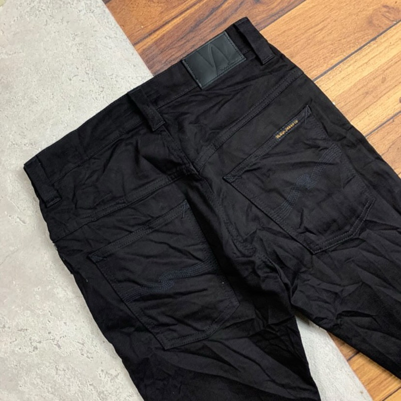 Nudie Jeans Tape Ted Org. Black