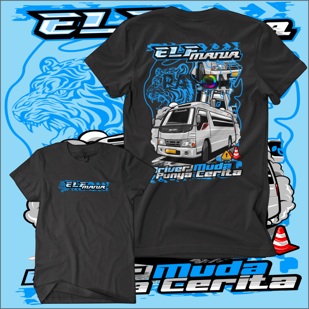 KAOS ISUZU ELF MACAN COMBED 24S