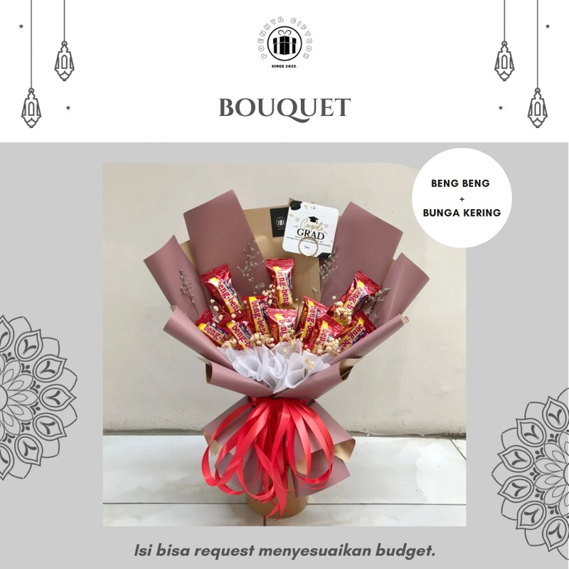

(poennya.giftbox) buket snack / snack bouquet