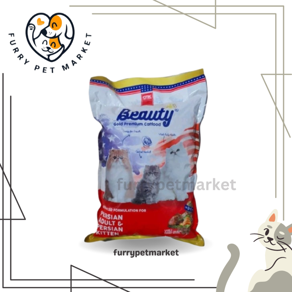 Beauty Gold Persian Cat Food 1KG Premium Cat Food
