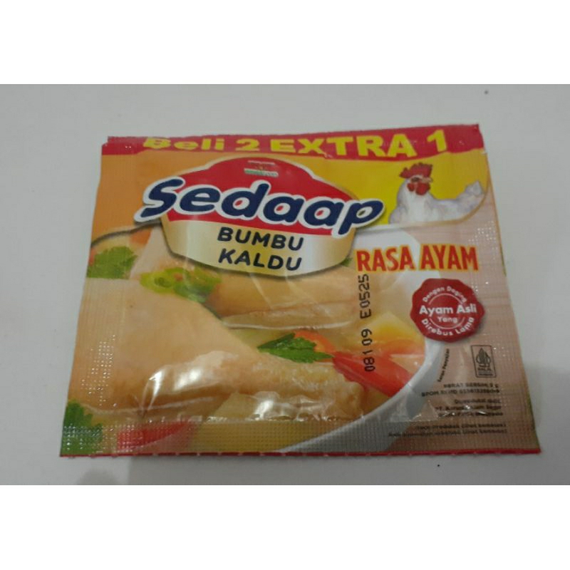 

bumbu instant sedaap bumbu kaldu rasa ayam 10 grm