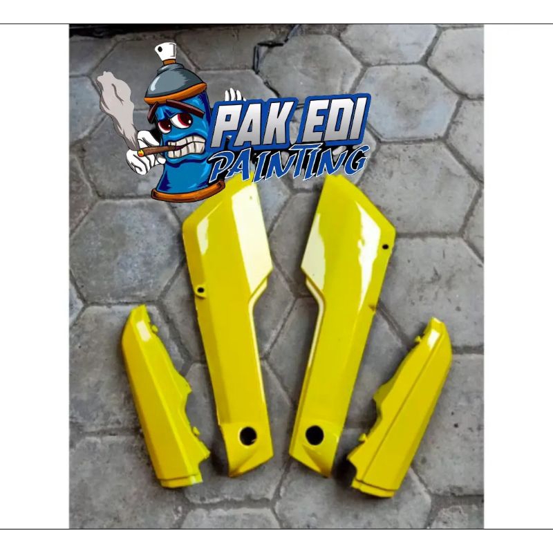 COVER BODY SET TUTUP AKI HONDA WIN 100 BODY SET WIN KUNING