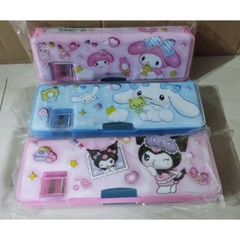 

Tempat Pensil Rautan Sanrio Kotak Pensil Kuromi Karakter Anak