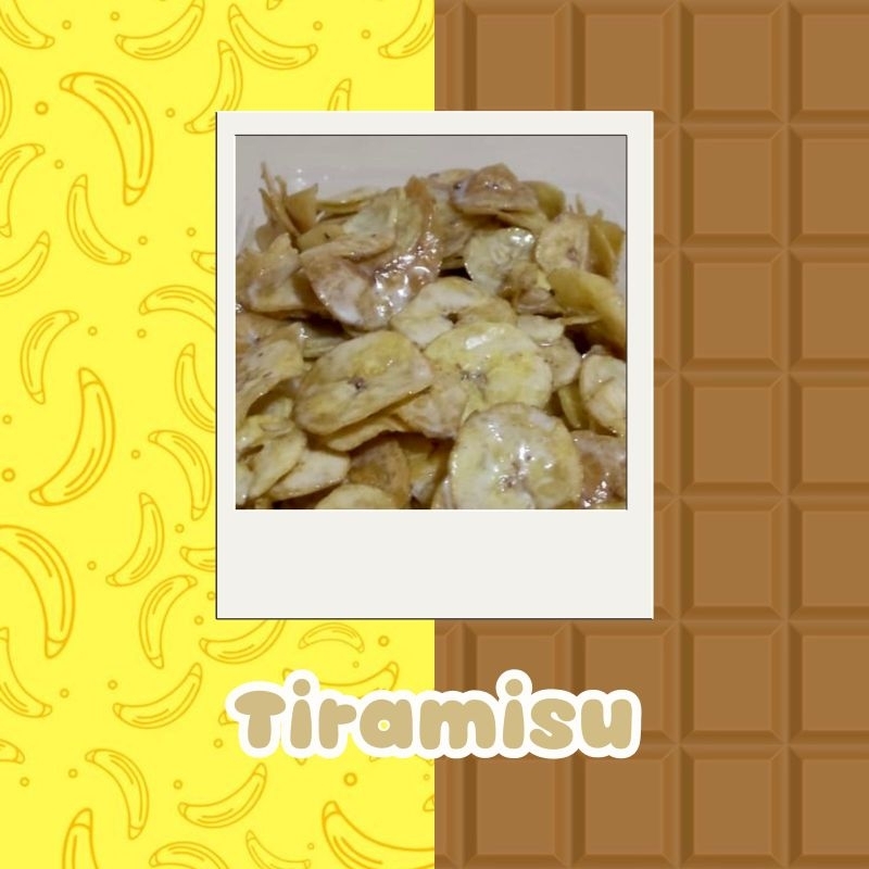 

Keripik Pisang coklat Lumer Tiramisu 225gr