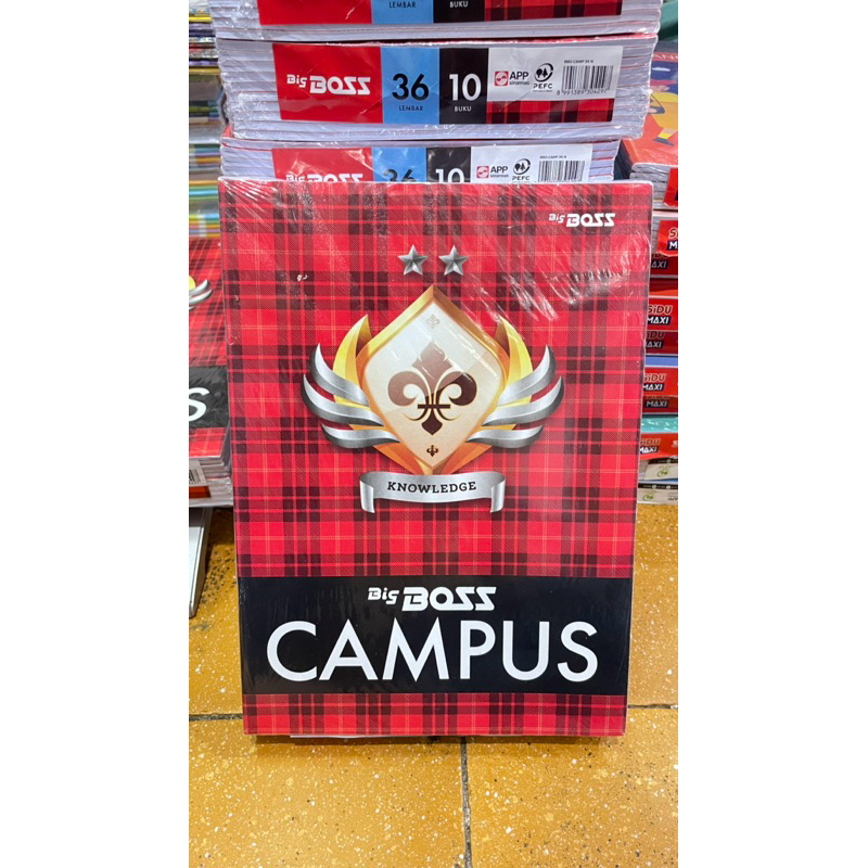 

BUKU BIG BOSS CAMPUS ISI 36 LEMBAR (10 BUKU)