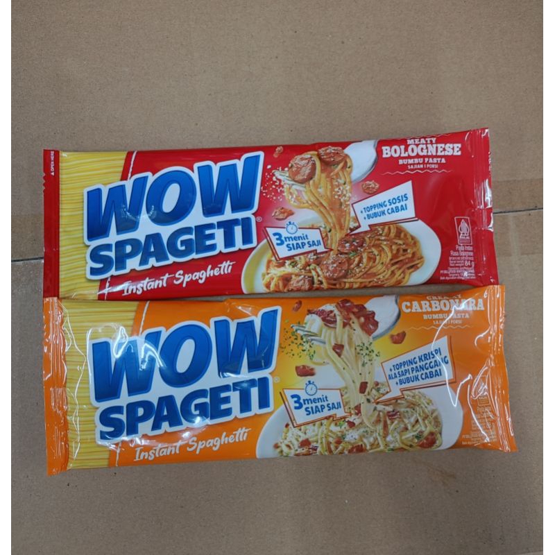 

Wow Spaghetti Instan 84gr