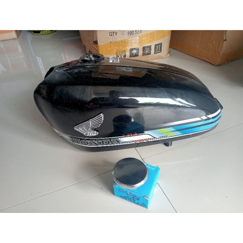 TANGKI CB GLATIK FULL AIRBRUSH TANGKI BENSIN HONDA CB SET TUTUP TANGKI