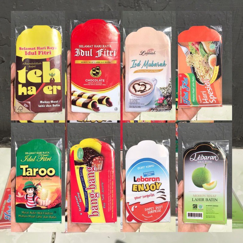 

TERDAHSYAT AMPLOP ANGPAU LEBARAN AMPLOP IDUL FITRI UNIK SNACK LUCU ISI CAMPUR MOTIF