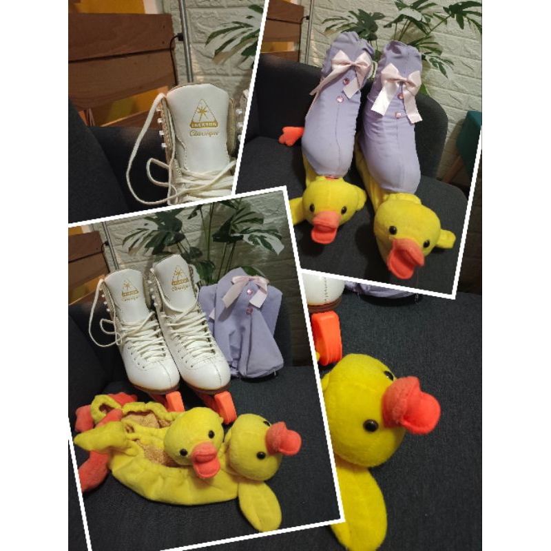 jackson classiuqe ice skating shoes sz 34½ insole 21-21.5cm sepatu ice skating sepatu seluncur es (s