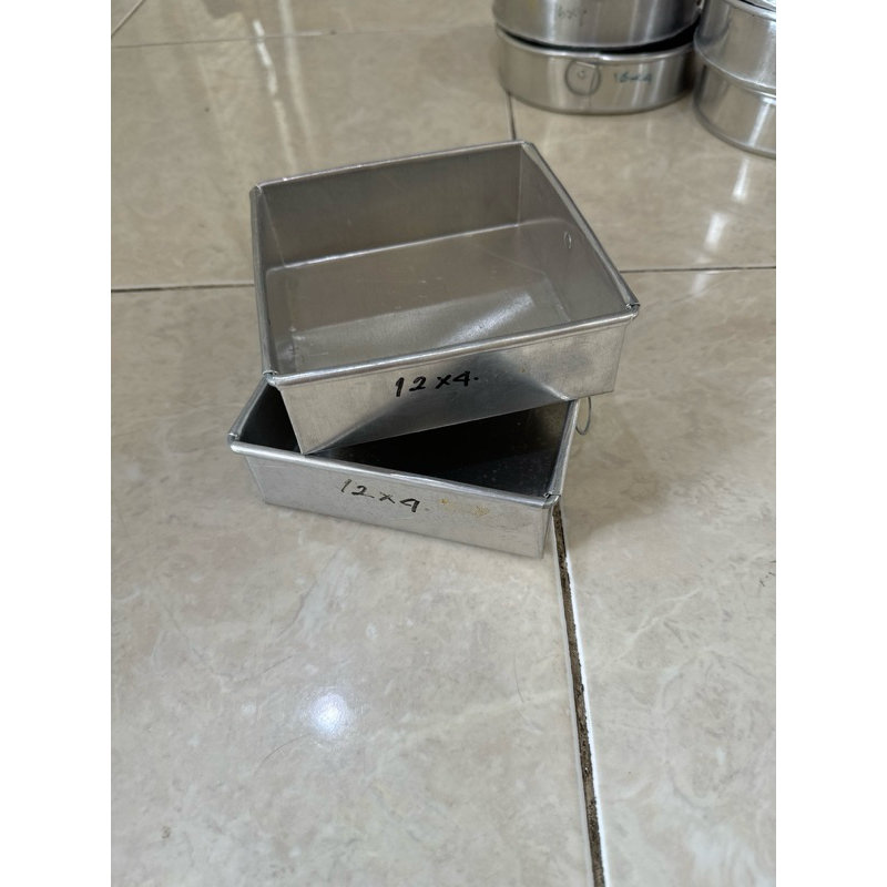 loyang kue kotak 12x4 cm