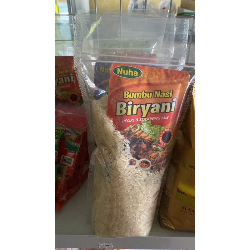 

(1 kg) paket beras basmati dan bumbu / beras basmati / bumbu nasi basmati