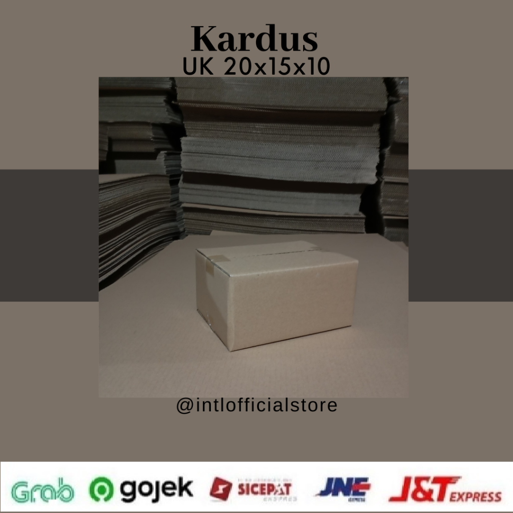 

Kardus Box Karton UK 20x15x10