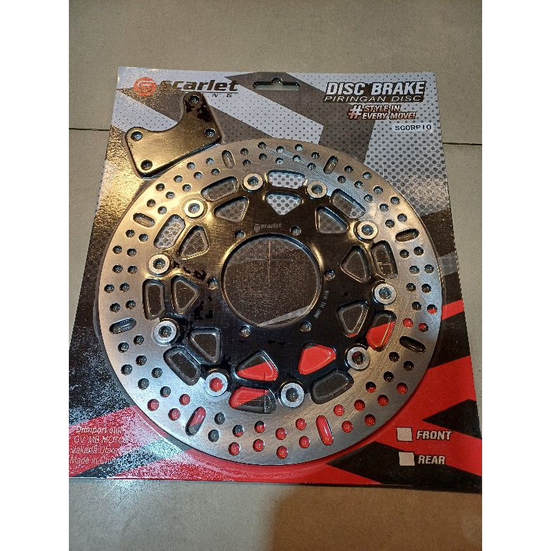 piringan cakram disc depan scorpio scorpio z variasi lebar bulat 300mm