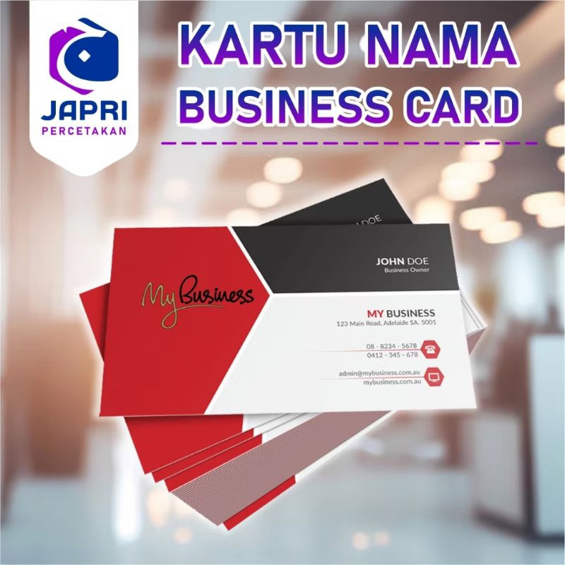 

Kartu Nama 2 Sisi Free Box