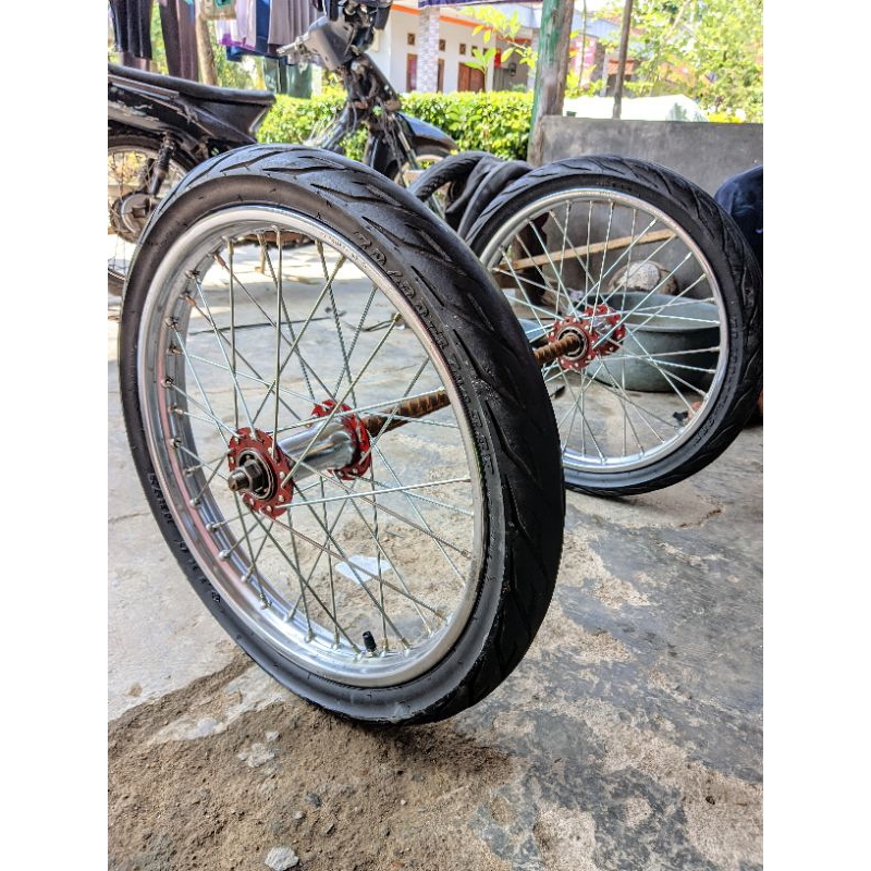 Roda Gerobak Jari ring 17