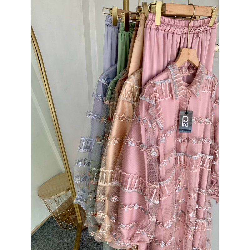 Prd-One Set Quen Of Fantasie-Outfit Kondangan Wanita