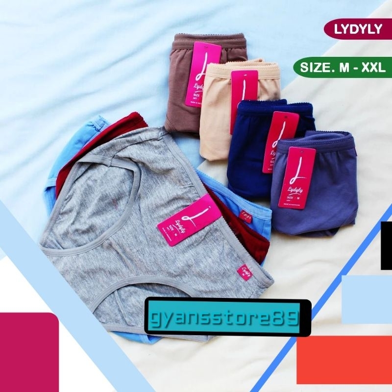 6PCS CELANA DALAM LYDYLY LD011CD LYDYLY DEWASA M-XXL