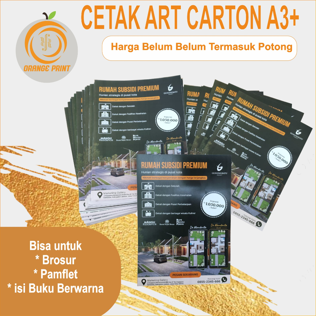 Cetak Art Paper | Print Art Paper | Art Paper dan Matt Paper A3+ | 1sisi / 2 sisi