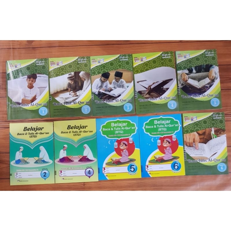 LKS BTQ SD/MI Kelas 1.2.3.4.5.6 semester 1 dan 2 Media Presindo