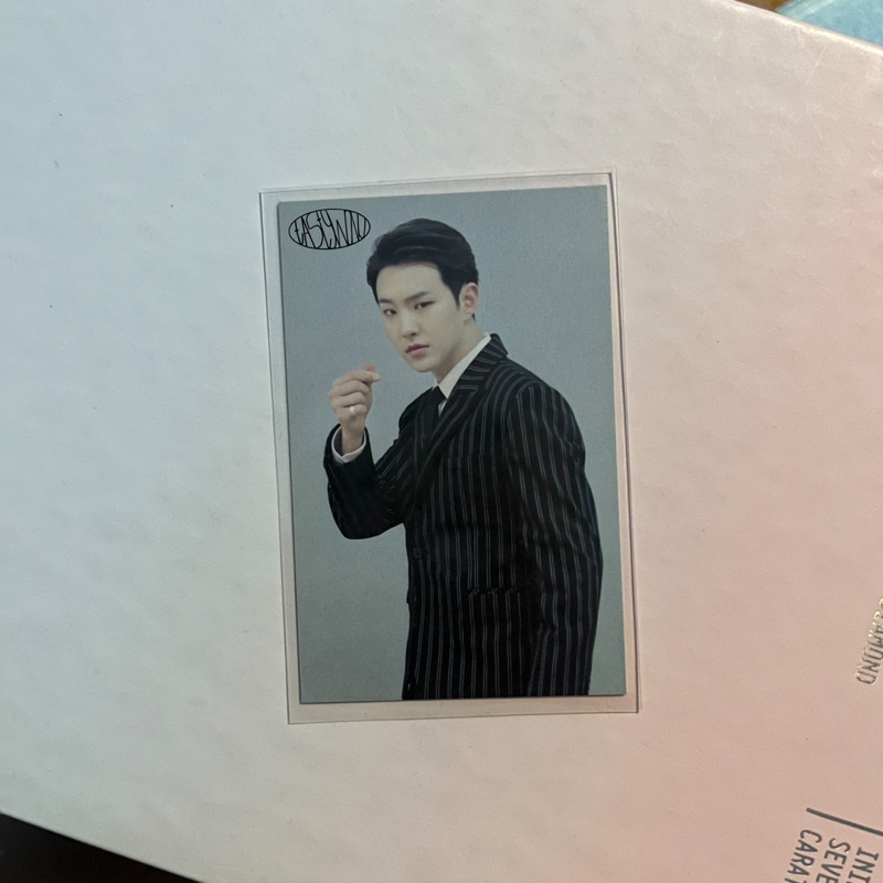 seventeen hoshi broadcast photocard pc tradingcard tc booseoksoon gongbang