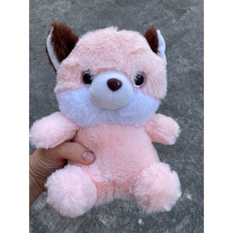 KUCING MERAH MUDA BONEKA LUCUY
