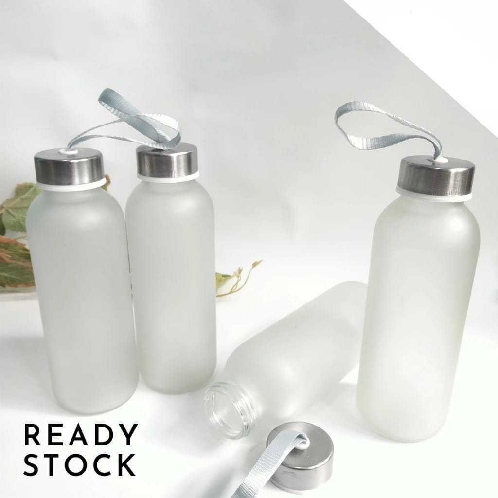 BOTOL MINUM KACA DOFF/BOTOL SOUVENIR KACA