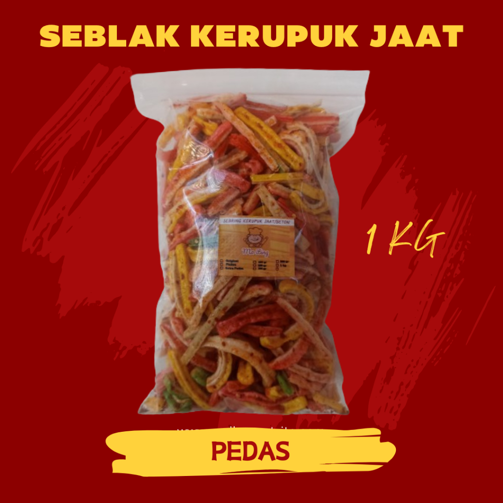 

Seblak Kerupuk Jaat Beton Pedas 1 Kg