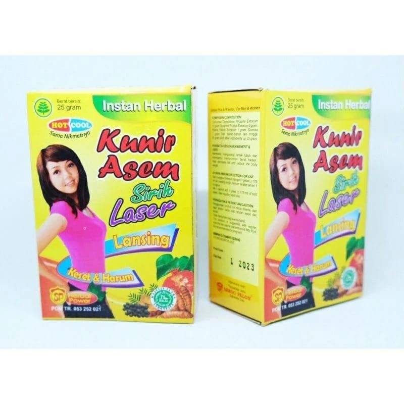 

Kunir Asem Instan Herbal (Tinggal Seduh Rasa Manis) Isi 5 Sachet