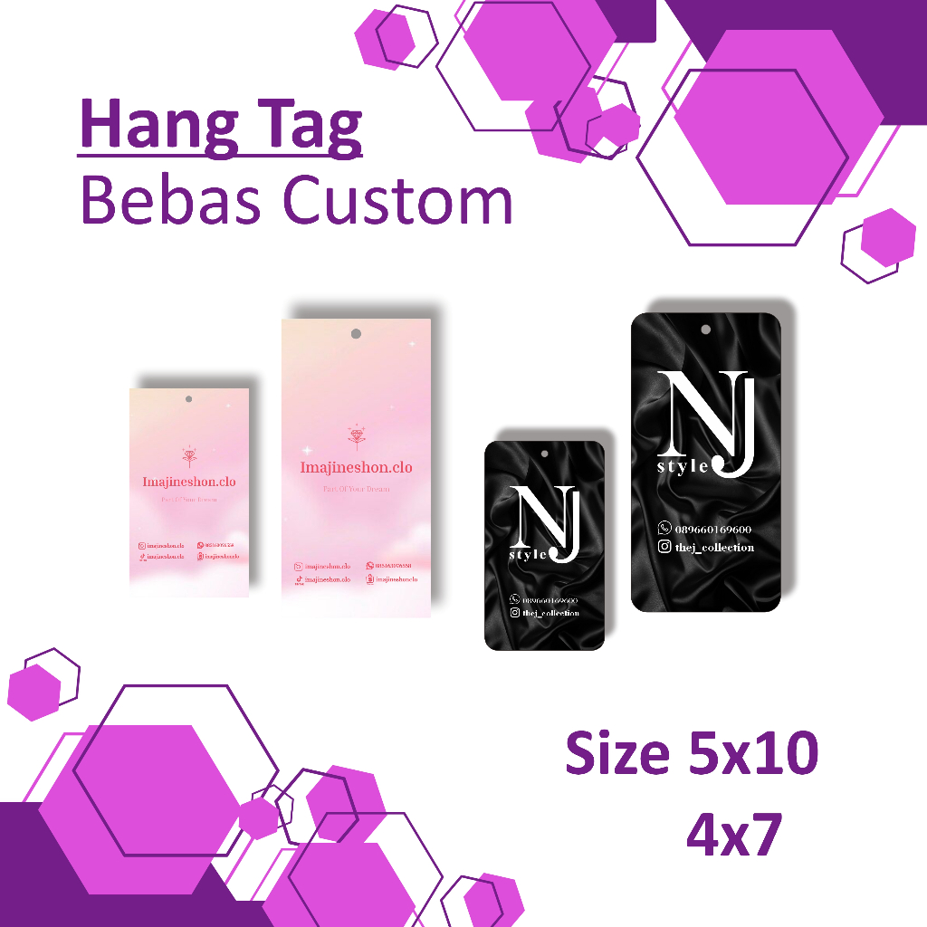 

500 HANG TAG KAOS,JAKET,HODIE DLL