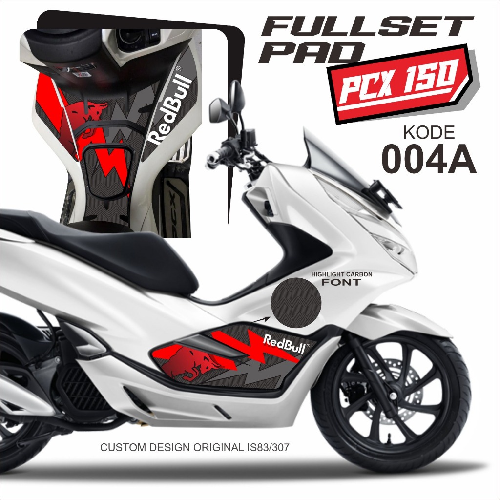 Sticker Tankpad Sidepad Full Set Honda Pcx 150 ALL HONDA PCX 150 PRIND AND CUTE