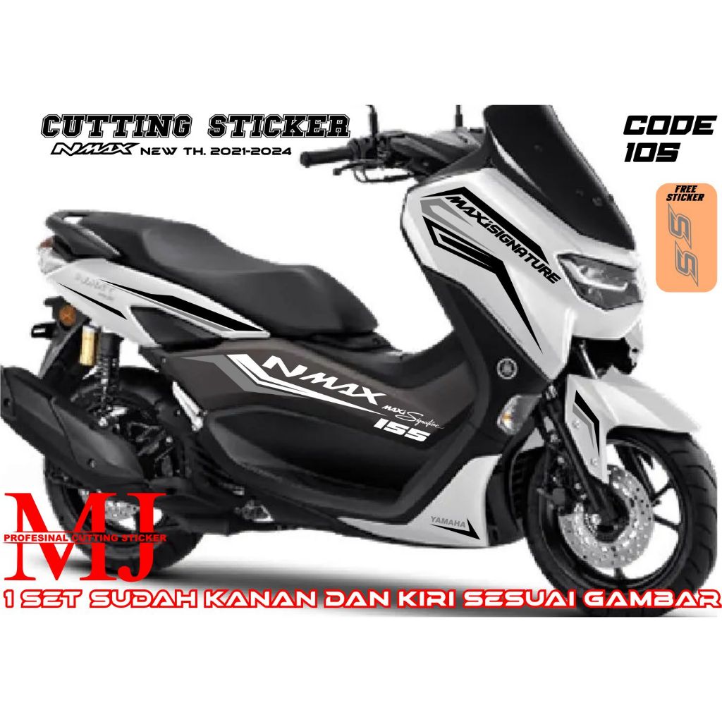 CUTTING STICKER NMAX 155 NEW 2022 STRIPING NMAX BARU-105