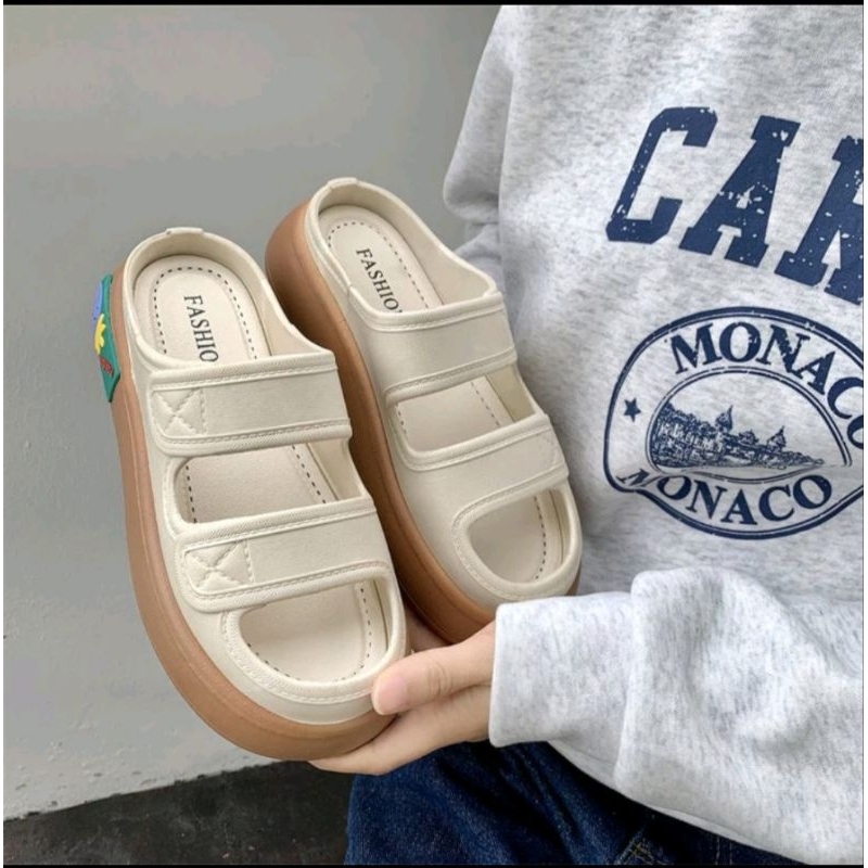 Jelly Sendal Karet Wanita Import Sendal Viral Korea