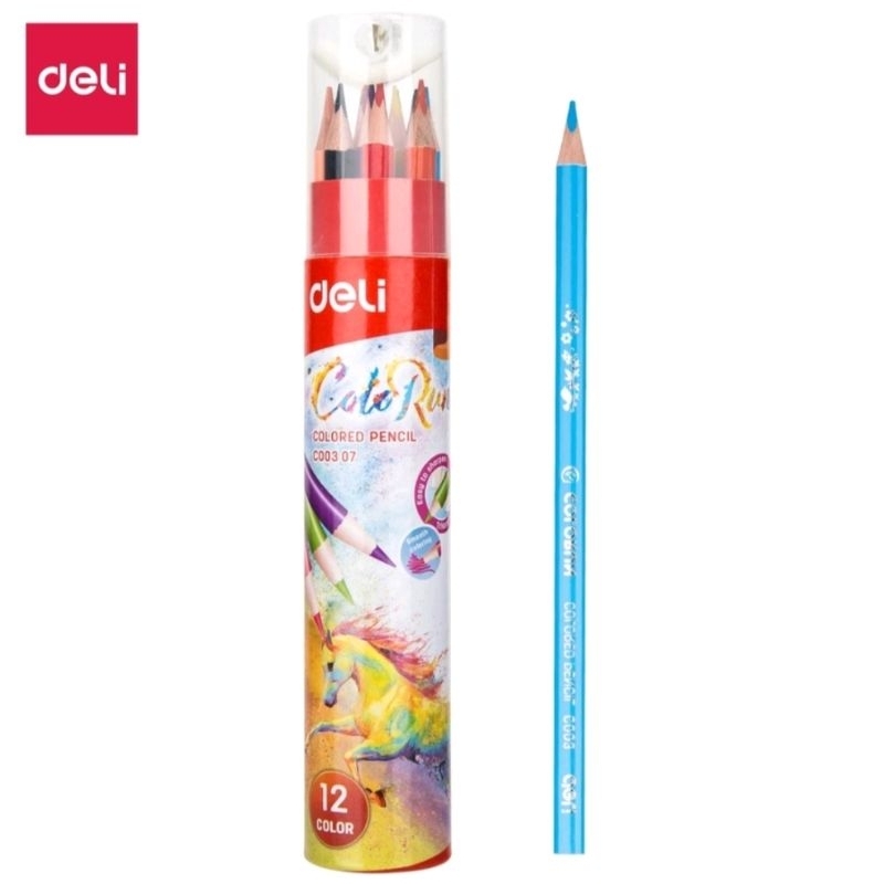 

DELI Pensil Warna / Spidol 12 Color