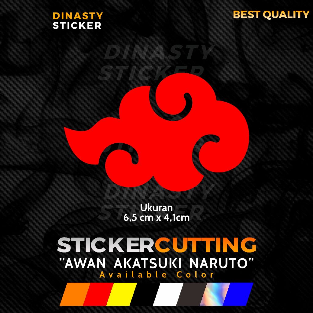 

STICKER STIKER CUTTING AWAN AKATSUKI NARUTO