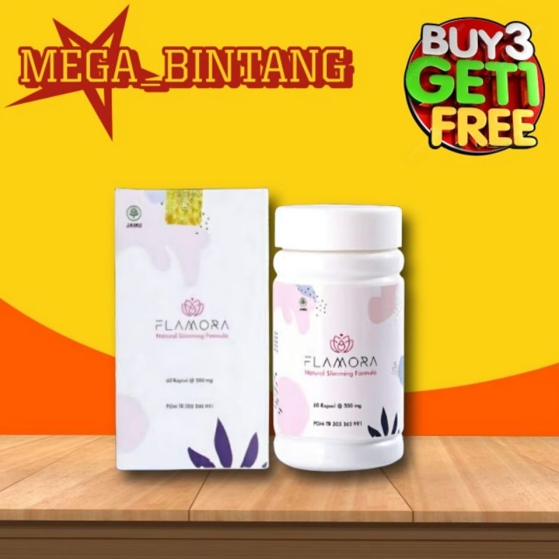 Flamora Slimming Capsule Asli 100% isi 60 Obat Diet Pelangsing Badan Slimming pro - lafiland SlimJ