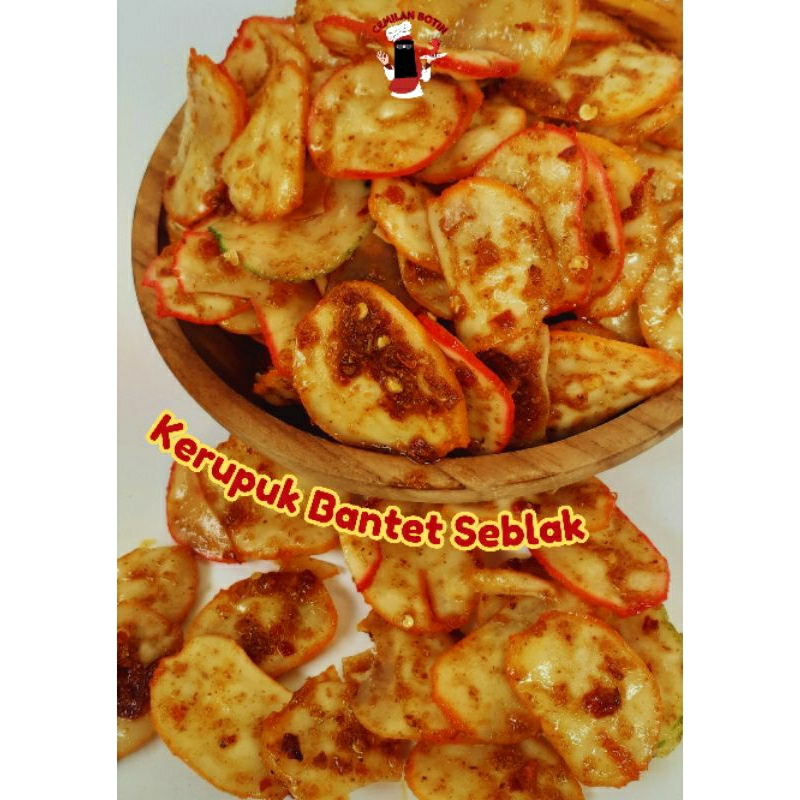 

kerupuk seblak bantat pedas kencur 120 & 250 gram